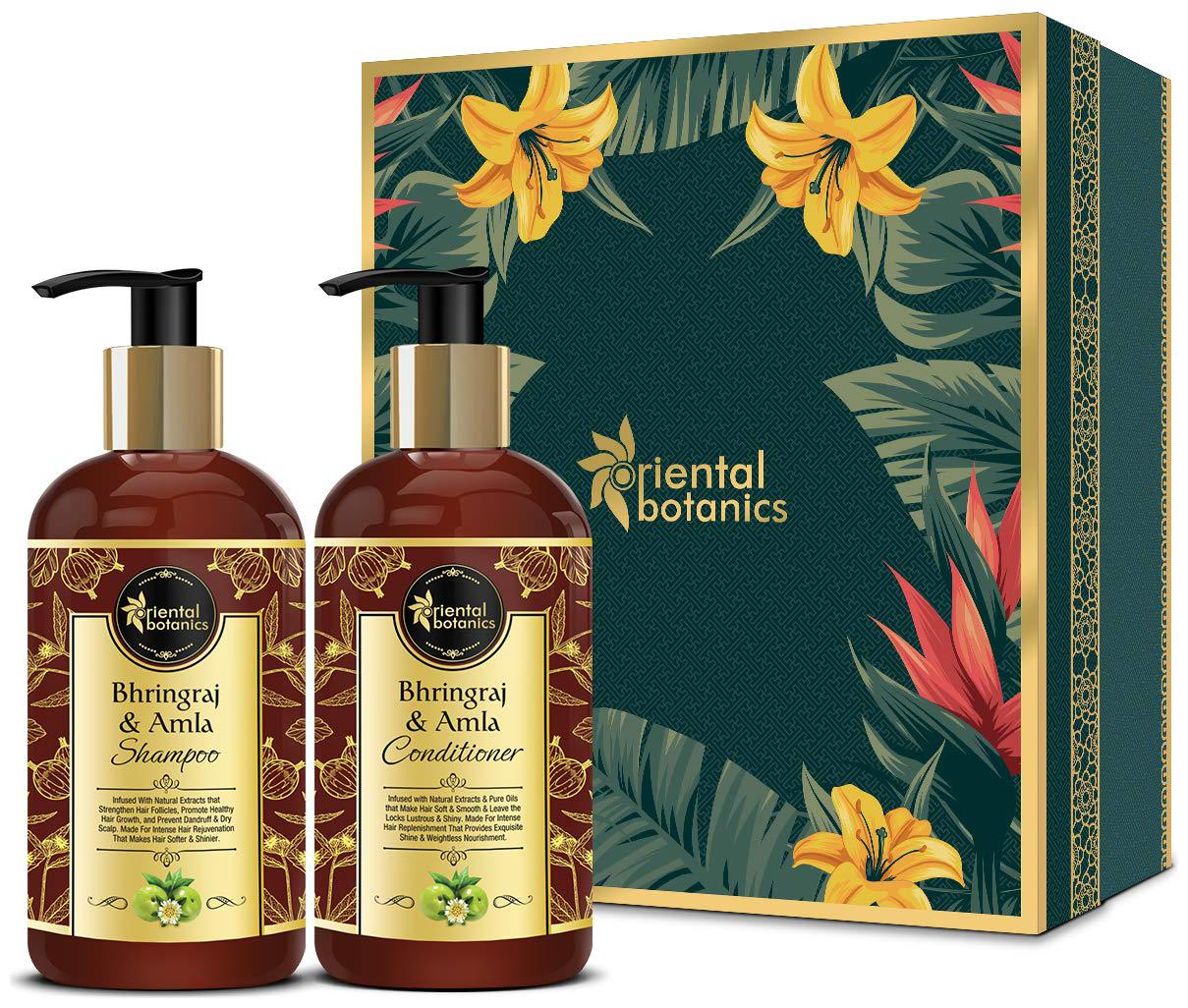 

Oriental Botanics Bhringraj Amla Hair Shampoo Conditioner 300ml Each (Pack Of 2)