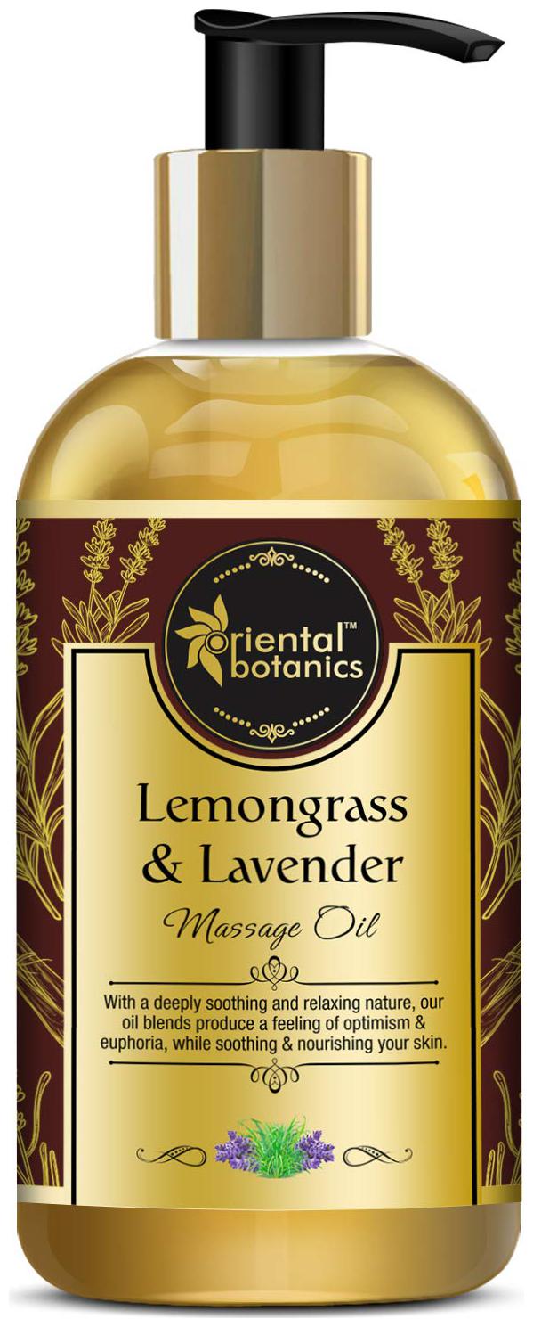

Oriental Botanics Body Massage Oil (Lemongrass Lavender) - 200ml (Pack of 1)