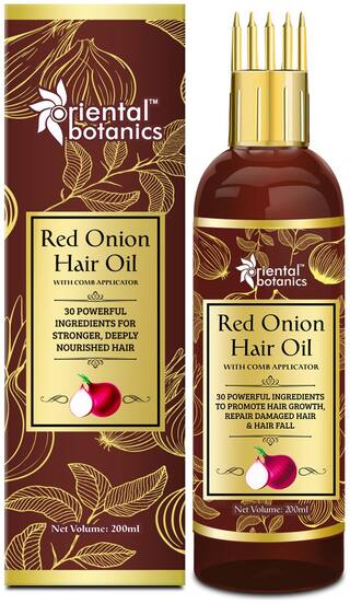 Buy Oriental Botanics Red Onion Hair Oil With Comb Applicator 200ml Online At Low Prices In India Paytmmall Com Onion hair oil is also amazing from mamaearth. paytm mall