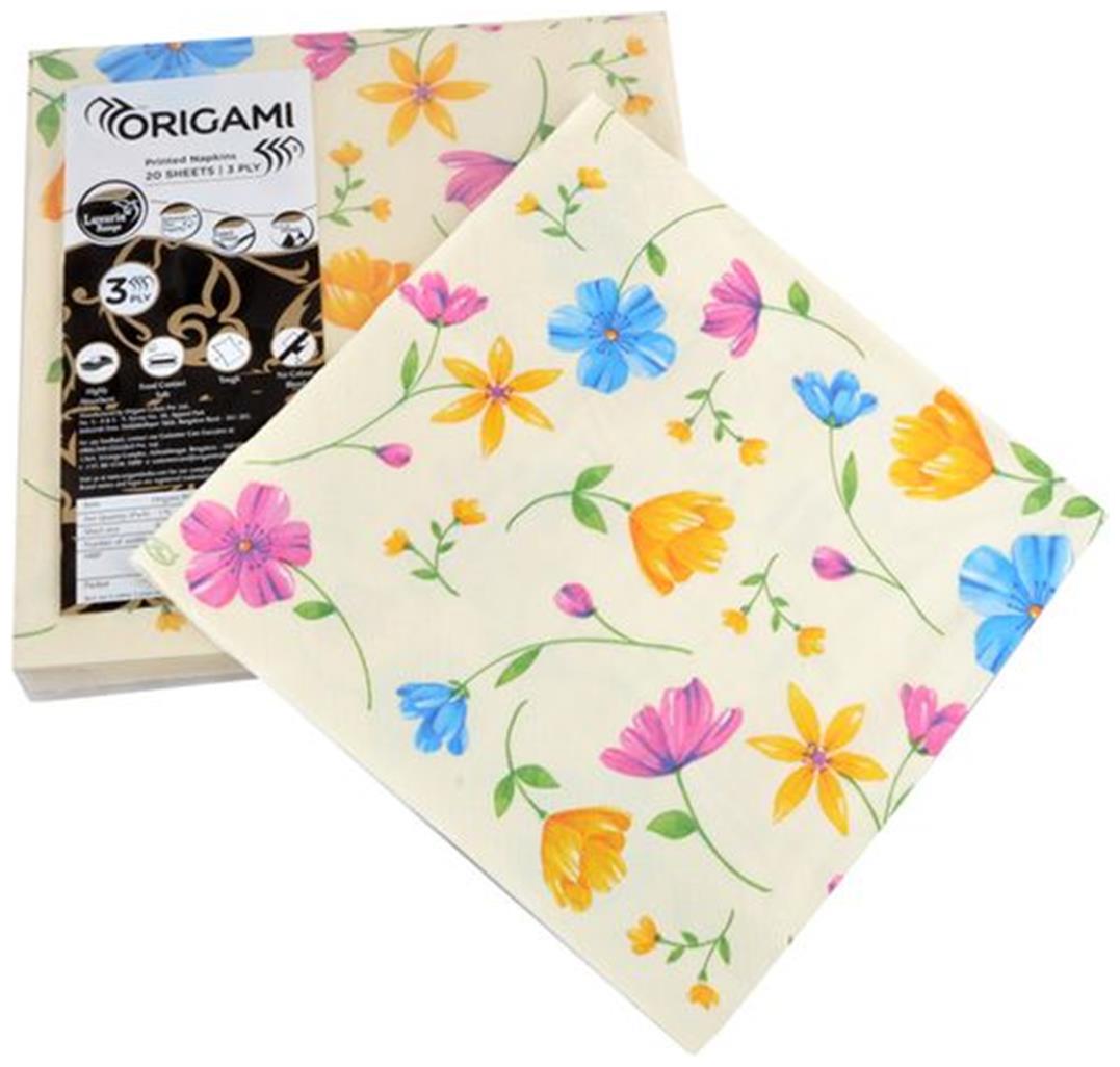 

Origami 2 Ply Printed Napkin (38 X 38 cm) 25 pcs