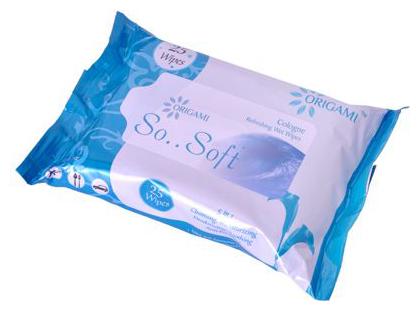 

Origami So Soft Wet Wipes - Cologne Flavour
