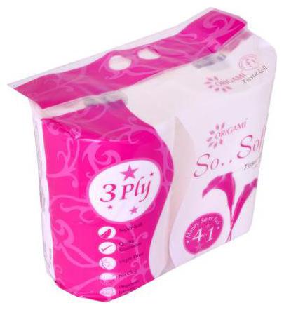 

Origami So Soft 3 Ply - Toilet Tissue Rolls 4 Rolls