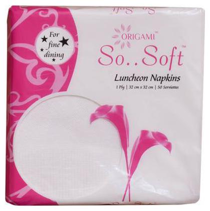 

Origami So Soft Plain Luncheon Napkins (32 X 32 cm) 50 pcs
