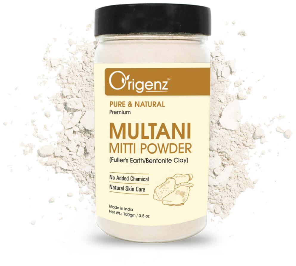 

Origenz Premium Multani Mitti Powder (Fuller s Earth Bentonite Clay) 100g