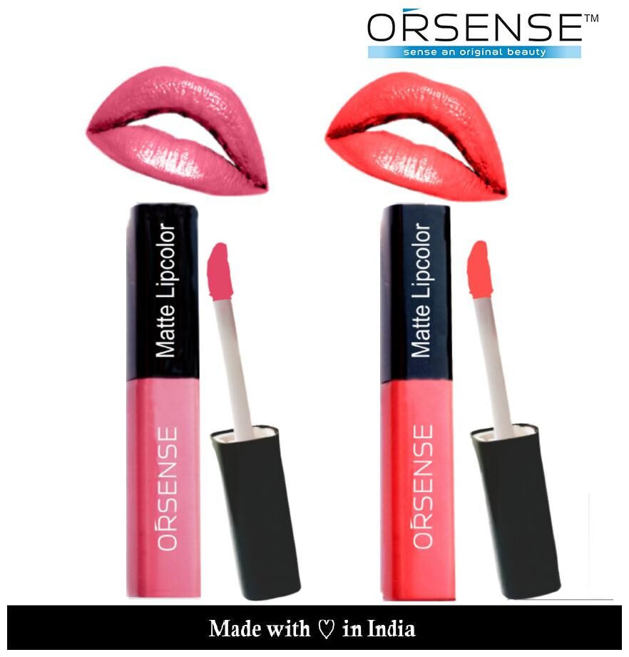 

Orsense Liquid Lip Color (Pink-4ml Cheery-4ml) (Pack Of2)