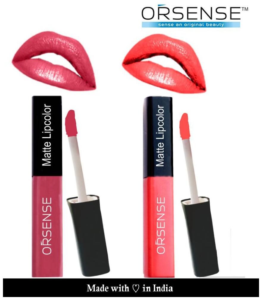

Orsense Liquid Lip Color (Pink-4ml Cheery-4ml) (Pack Of2)