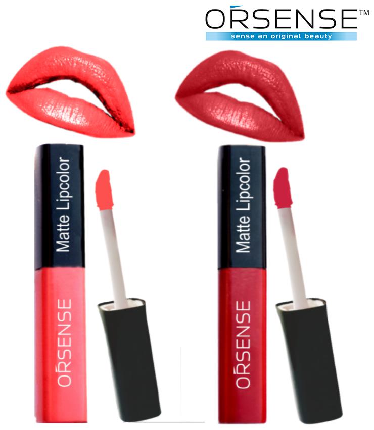 

Orsense Liquid Lip Color (Cheery-4ml Red-4ml) (Pack Of2)