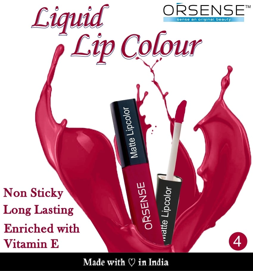 

Orsense Liquid Lip Color(Pack Of 1) Pink