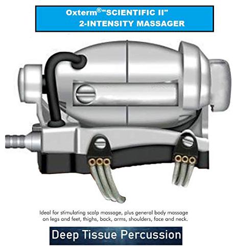 

Oxterm Crome Matalic Head And Body Powerful Double Speed Floating Action Special Heavy Duty Massager - Silver