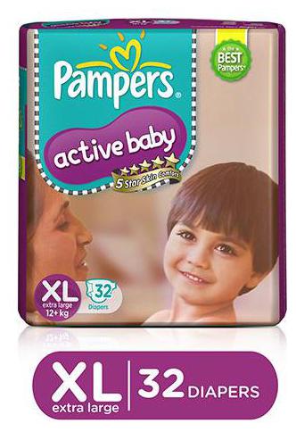 

Pampers Active Baby Diaper Xl 32 pcs