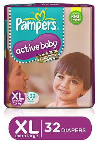 

Pampers Active Baby Diaper Xl 32 pcs