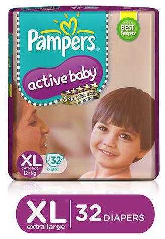 

Pampers Active Baby Diaper Xl 32 pcs