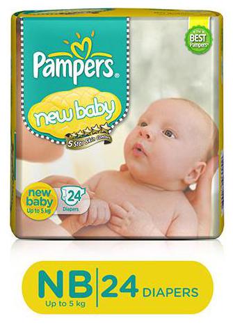 

Pampers Active Baby Diaper New Baby 24 pcs