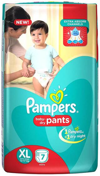 Buy Pampers Baby Dry Pants Xl 7 Pcs Online At Low Prices In India Paytmmall Com