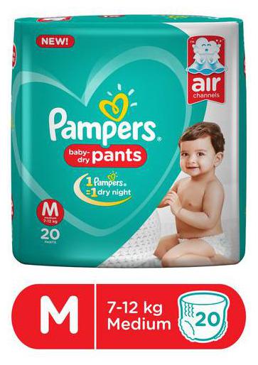 

Pampers Diapers - New Medium Size Pants 20 pcs
