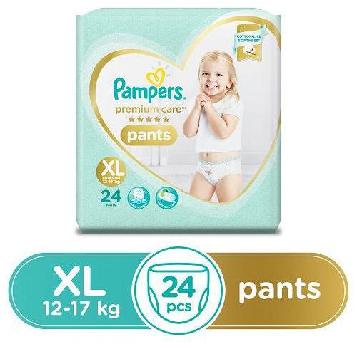 

Pampers Diapers - Extra Large Size Premium Care Pants 24 pcs