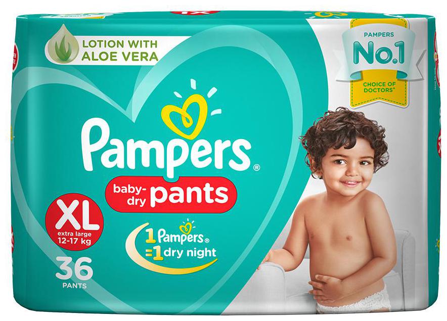 

Pampers Diaper Pants - Extra Large New (36 Pants)