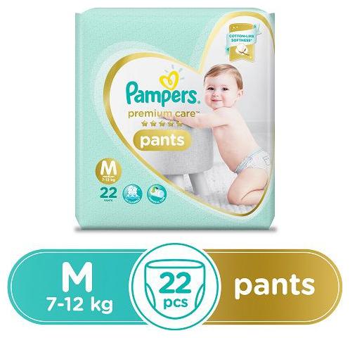 

Pampers Diapers Pants - Medium Size Premium Care 220 g