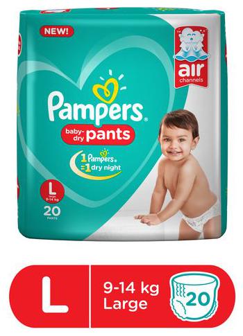 

Pampers Diaper Pants - Large 20 pcs