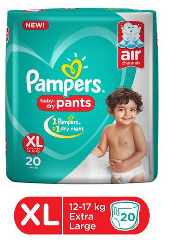 

Pampers Diaper Pants - Extra Large New 20 s pack