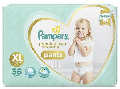 

Pampers Diapers - Extra Large Size Premium Care Pants 36 pcs