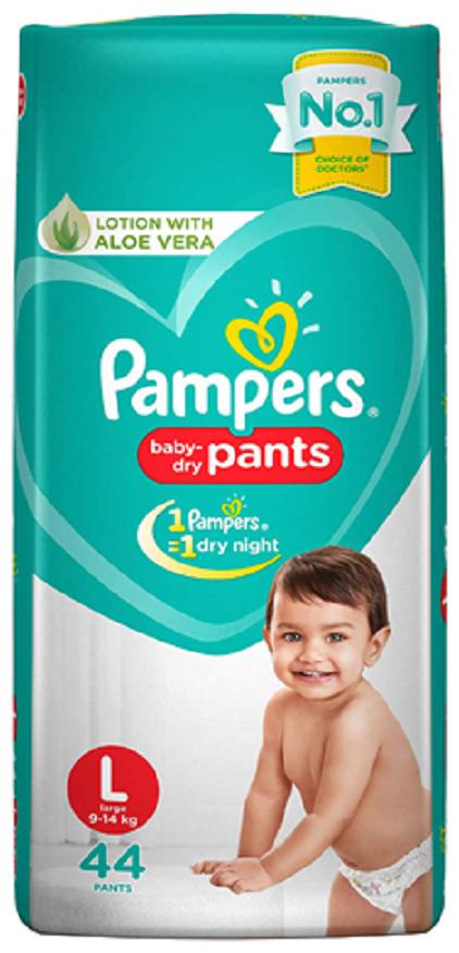

Pampers Diapers Pants - Large Size New (44 Pants)