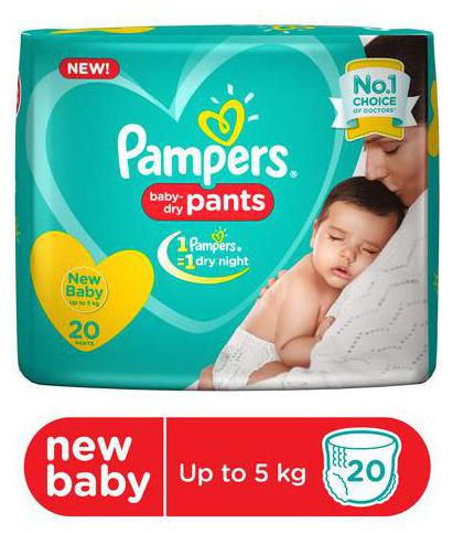 

Pampers Diapers Pants - Extra Small Size New 20 pcs