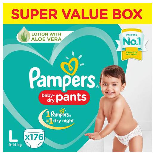 

Pampers New Diaper Pants - Large Super Value Box 176 pcs