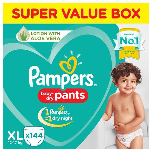 

Pampers New Diaper Pants - Extra Large Super Value Box 144 pcs