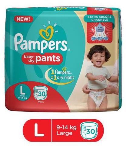 

Pampers Pants - Diapers Large Size 30 pcs