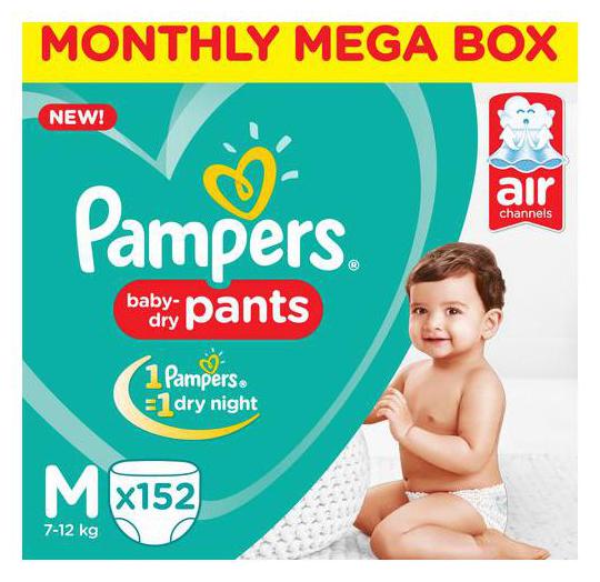 

Pampers Pants Diapers Medium Size (152 pcs)