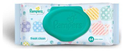 

Pampers Wipes - Baby Fresh Clean 64 wipes