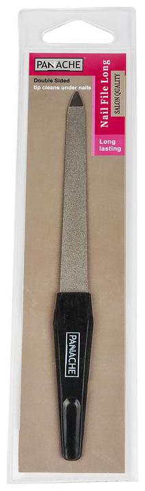 PANACHE Nail File Long, Long Lasting Metal, Personal Care, Beauty Tools Accessories, Nail Files Buffers, pack of 1 by Aqua White