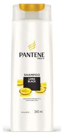 

Pantene Shampoo - Long Black 340 ml