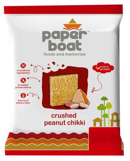 

Paper Boat Crushed Peanut Chikki Mithai 100 g