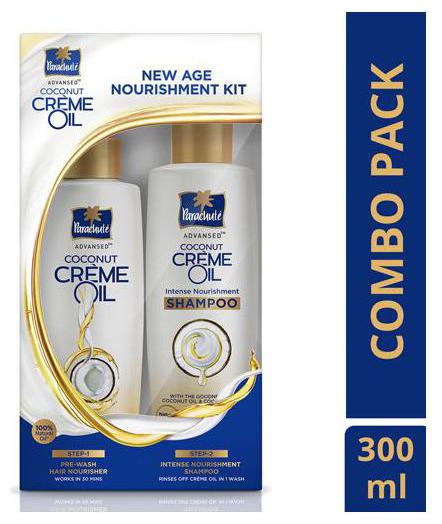 

Parachute Combo Pack - Hair Oil Shampoo Coconut Creme Advanced 300 ml