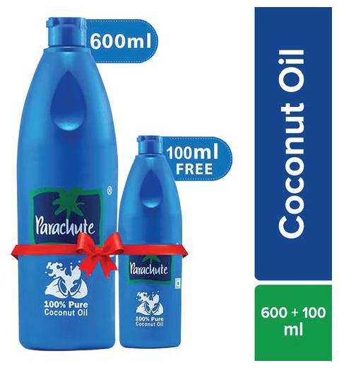 

Parachute Pure Coconut Oil 600 ml (Get 100 ml Free)