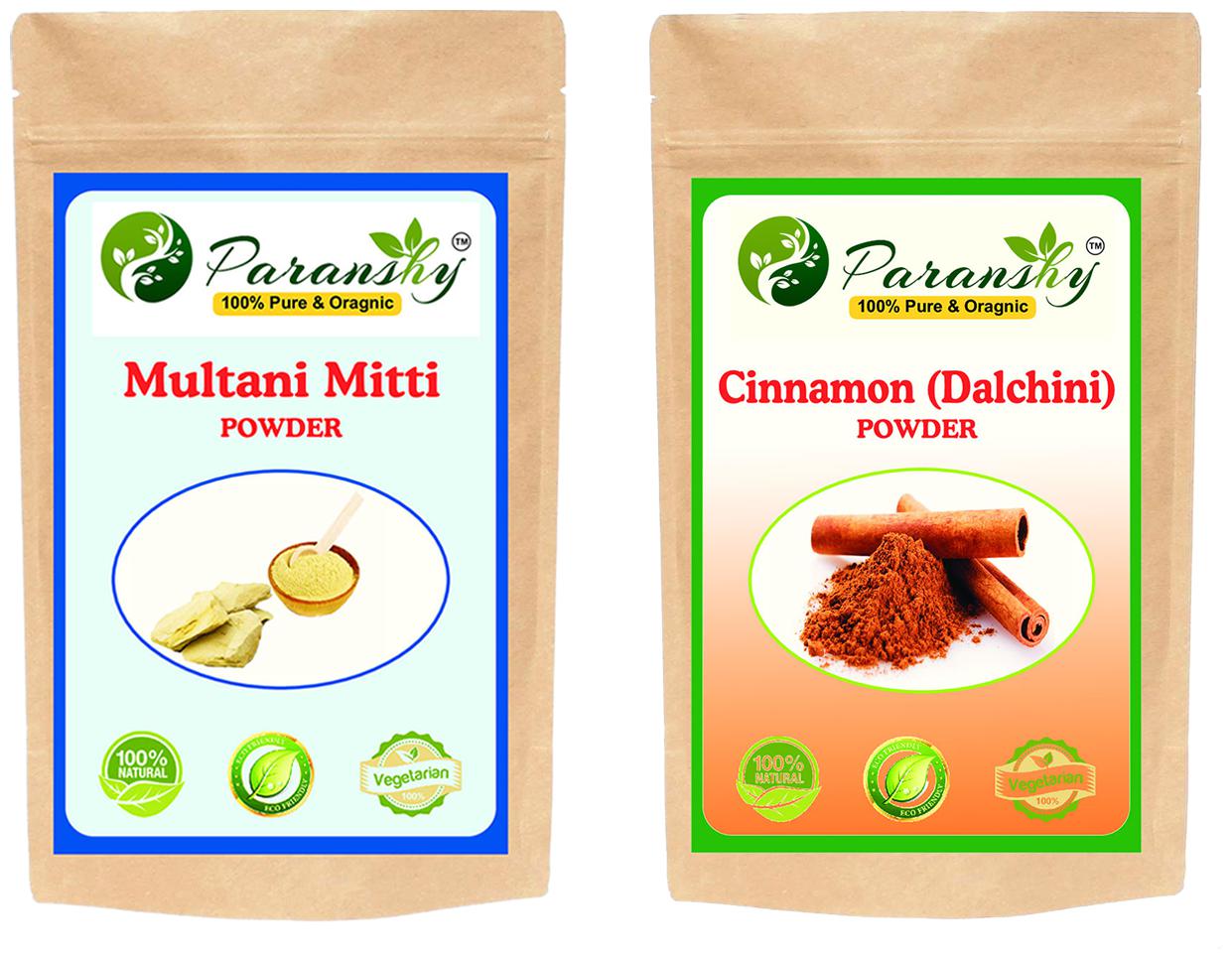 

Paranshy Multani Mitti 200g Cinnamon 300g Powder Face Pack (Pack Of 2)