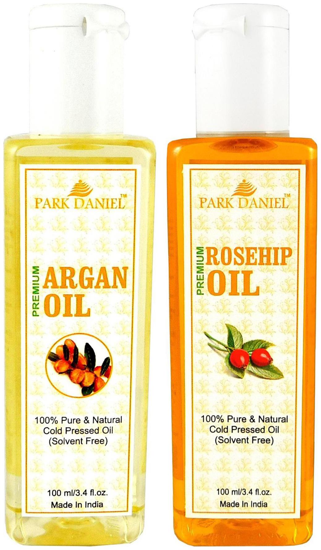 

Park Daniel Premium Argan Oil And Rosehip Oil Combo Of 2 Bottles Of 100 ml (200 ml )