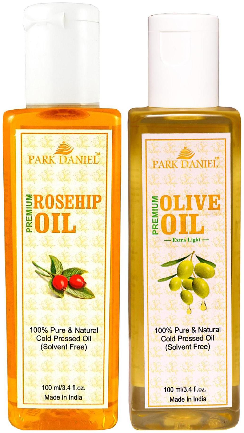 

Park Daniel Premium Rosehip Oil And Olive Oil Combo Of 2 Bottles Of 100 ml (200 ml )