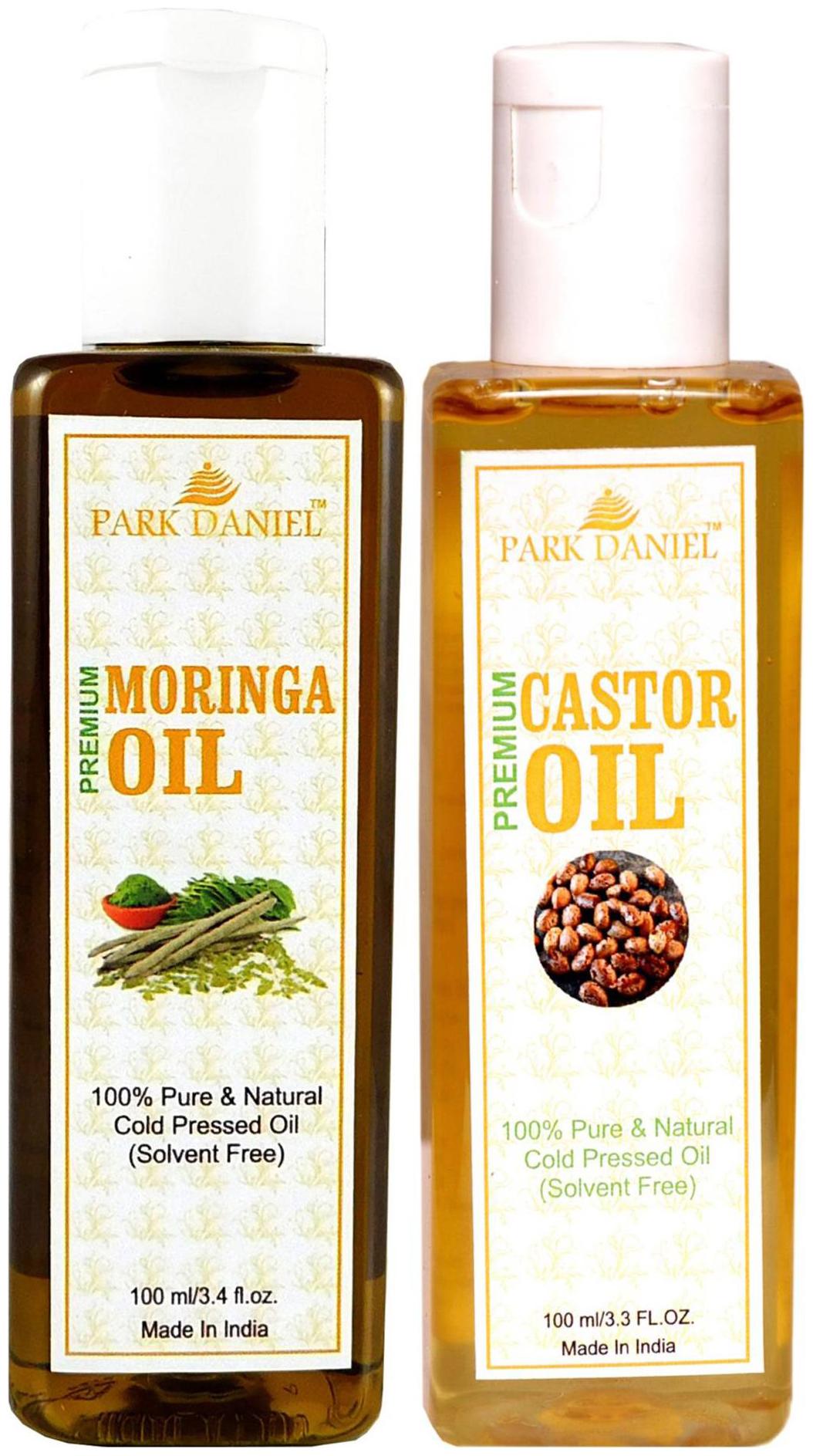 

Park Daniel Premium Moringa Oil And Castor Oil Combo Of 2 Bottles Of 100 ml (200 ml )