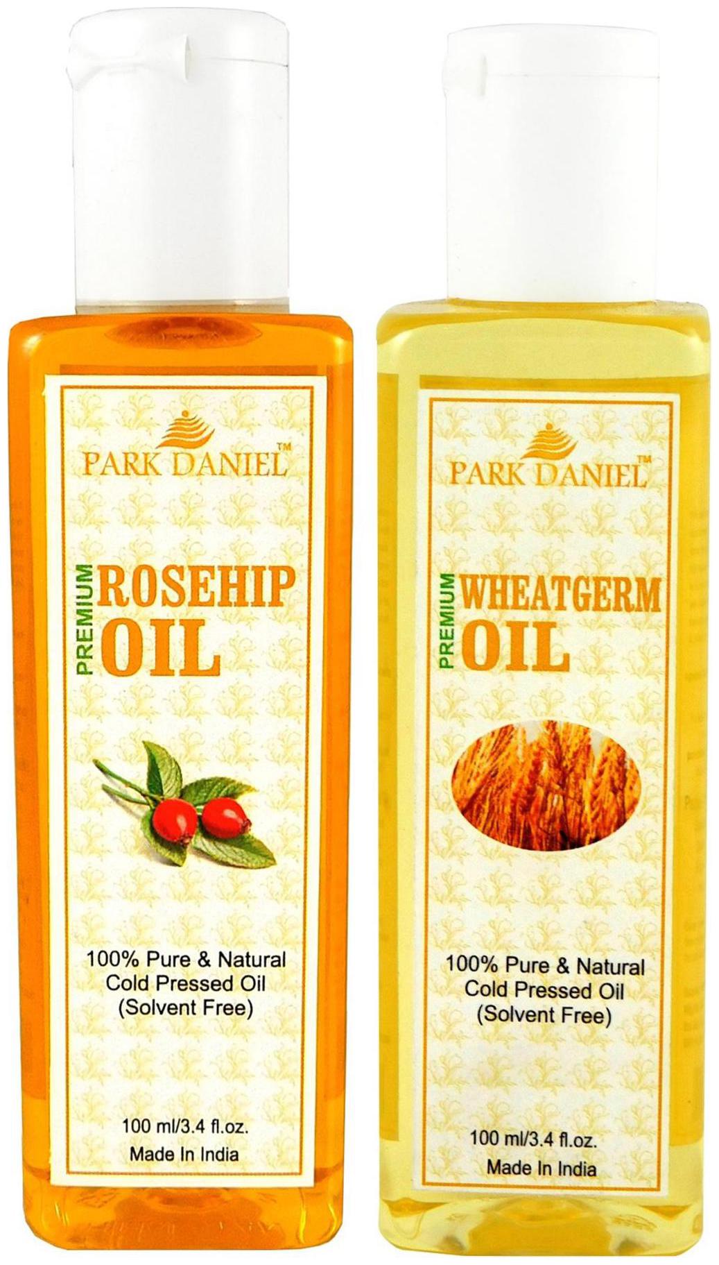 

Park Daniel Premium Rosehip Oil And Wheatgerm Oil Combo Of 2 Bottles Of 100 ml (200 ml )
