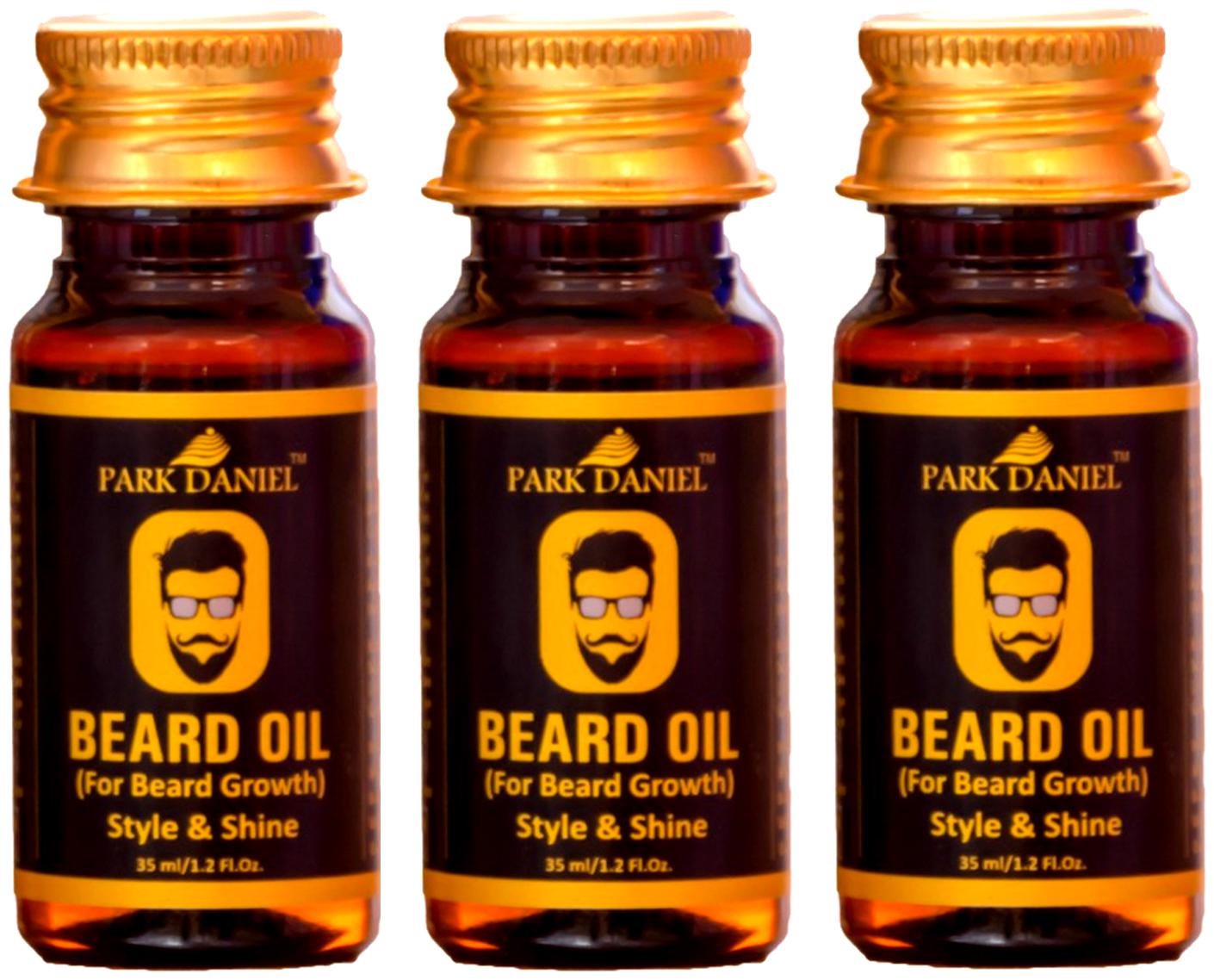 

PARK DANIEL Beard Oil Combo Pack of 3 Bottles of 35 ml (105 ml)