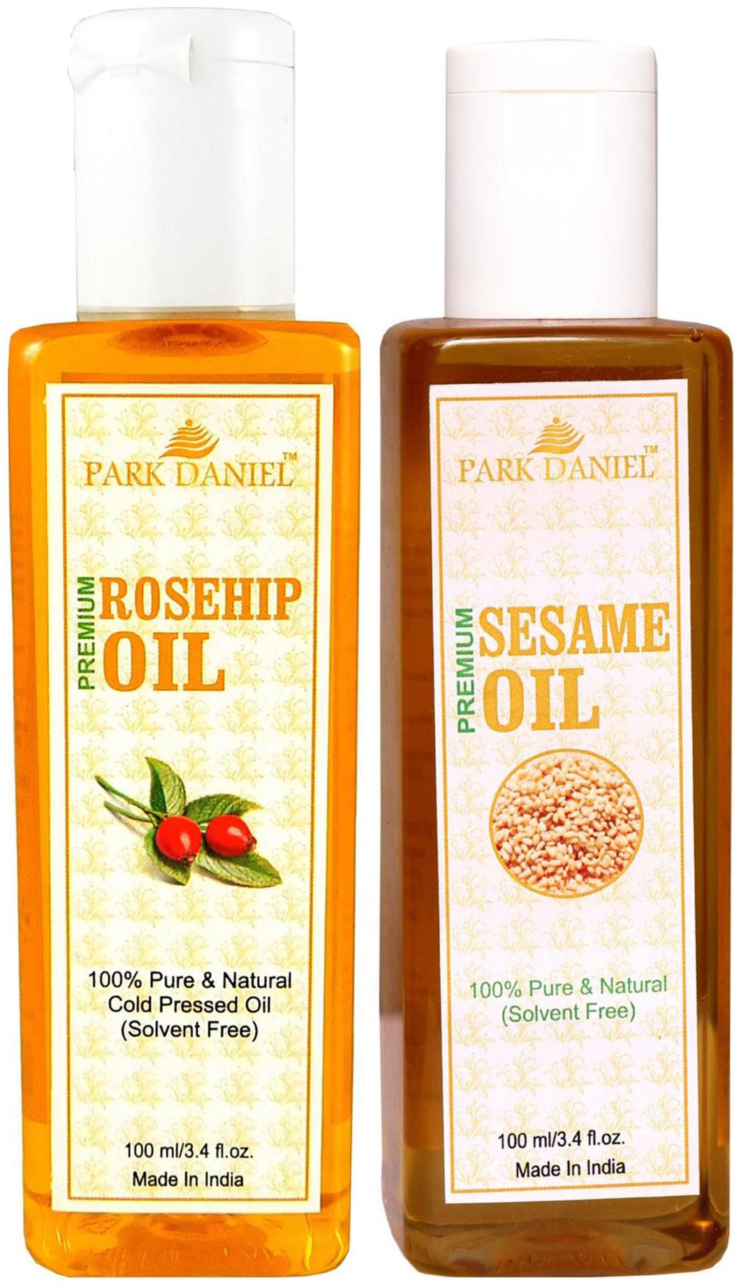

Park Daniel Premium Rosehip Oil And Sesame Oil Combo Of 2 Bottles Of 100 ml (200 ml )