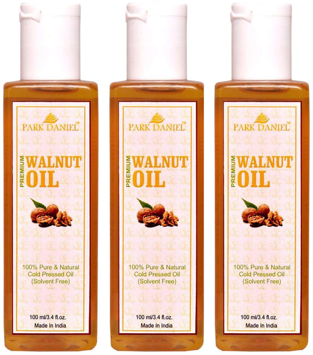 

Park Daniel Premium Walnut Oil- 100 Pure Natural Combo Pack Of 3 Bottles Of 100 ml (300 ml )
