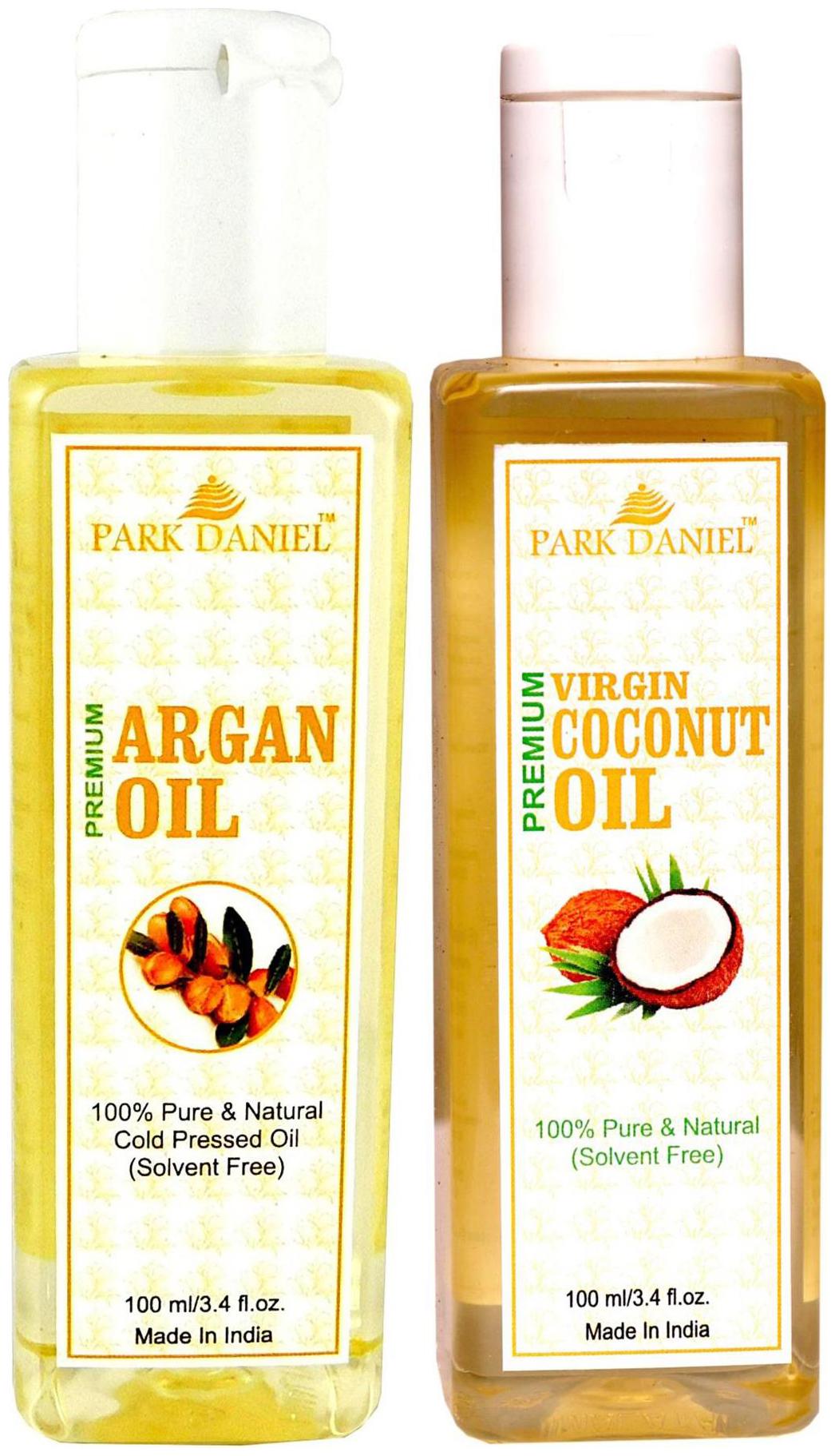 

Park Daniel Premium Argan Oil And Coconut Oil Combo Of 2 Bottles Of 100 ml (200 ml )