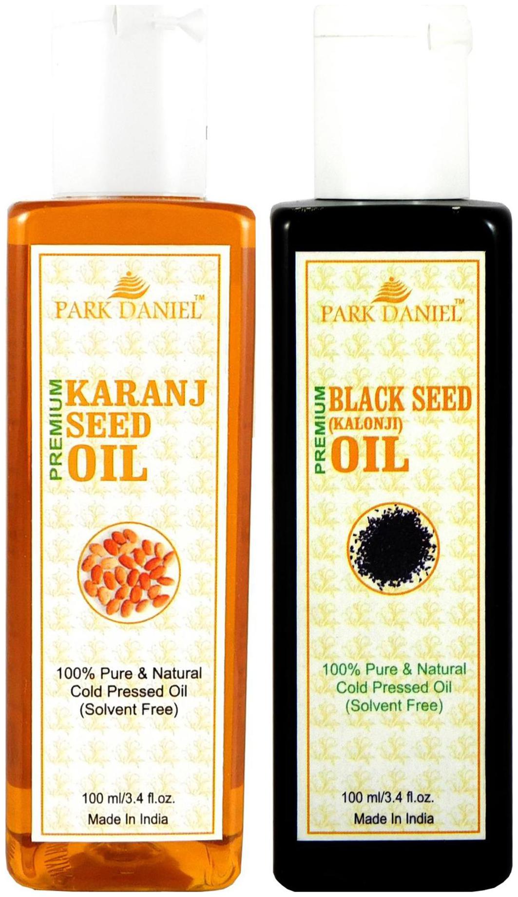 

Park Daniel Premium Karanj Oil And Black Seed Oil Combo Of 2 Bottles Of 100 ml (200 ml )