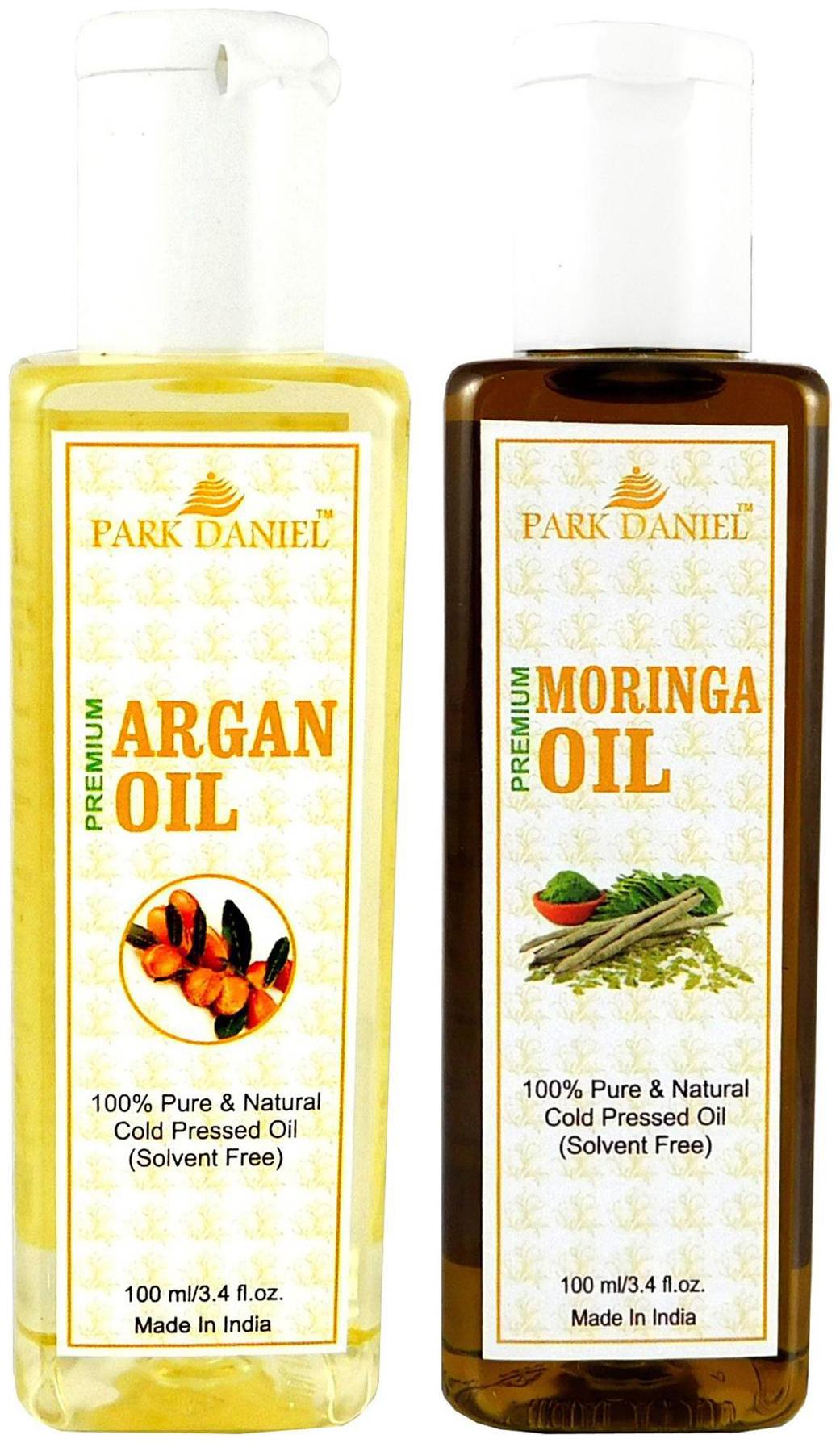 

Park Daniel Premium Argan Oil And Moringa Oil Combo Of 2 Bottles Of 100 ml (200 ml )