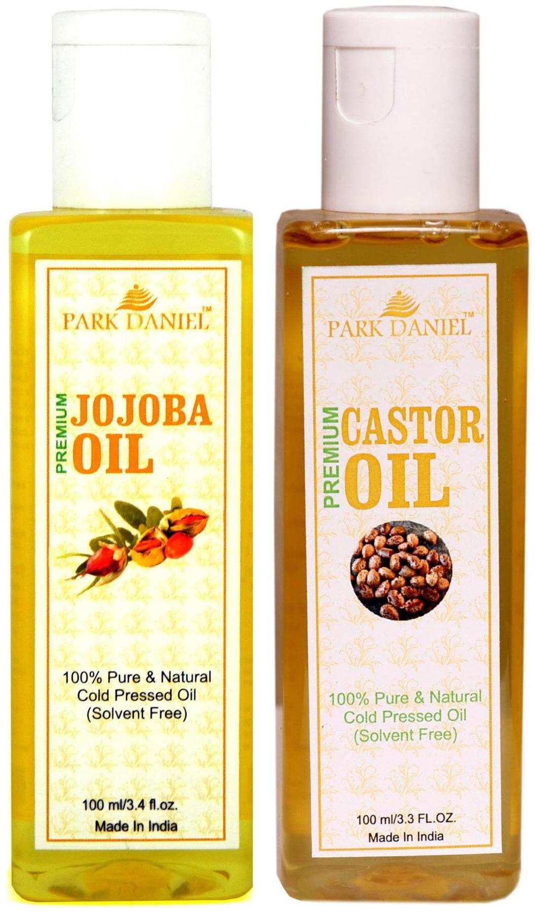 

Park Daniel Jojoba Oil And Castor Oil Combo Pack Of 2 Bottles Of 100 ml(200 ml)