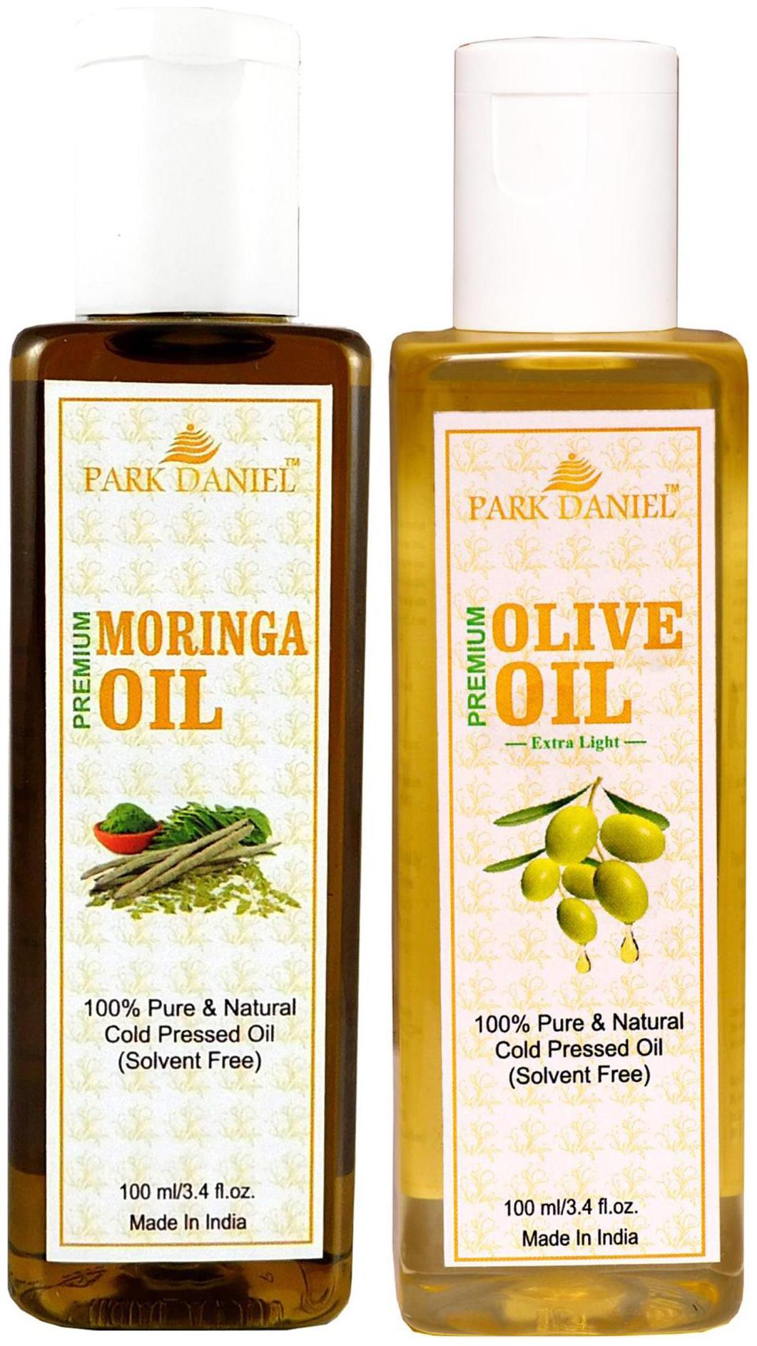 

Park Daniel Premium Moringa Oil And Olive Oil Combo Of 2 Bottles Of 100 ml (200 ml )